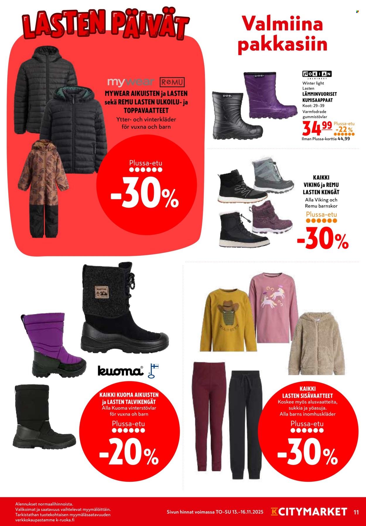 K-citymarket tarjoukset - 13.11.2025 - 16.11.2025. Sivu 11