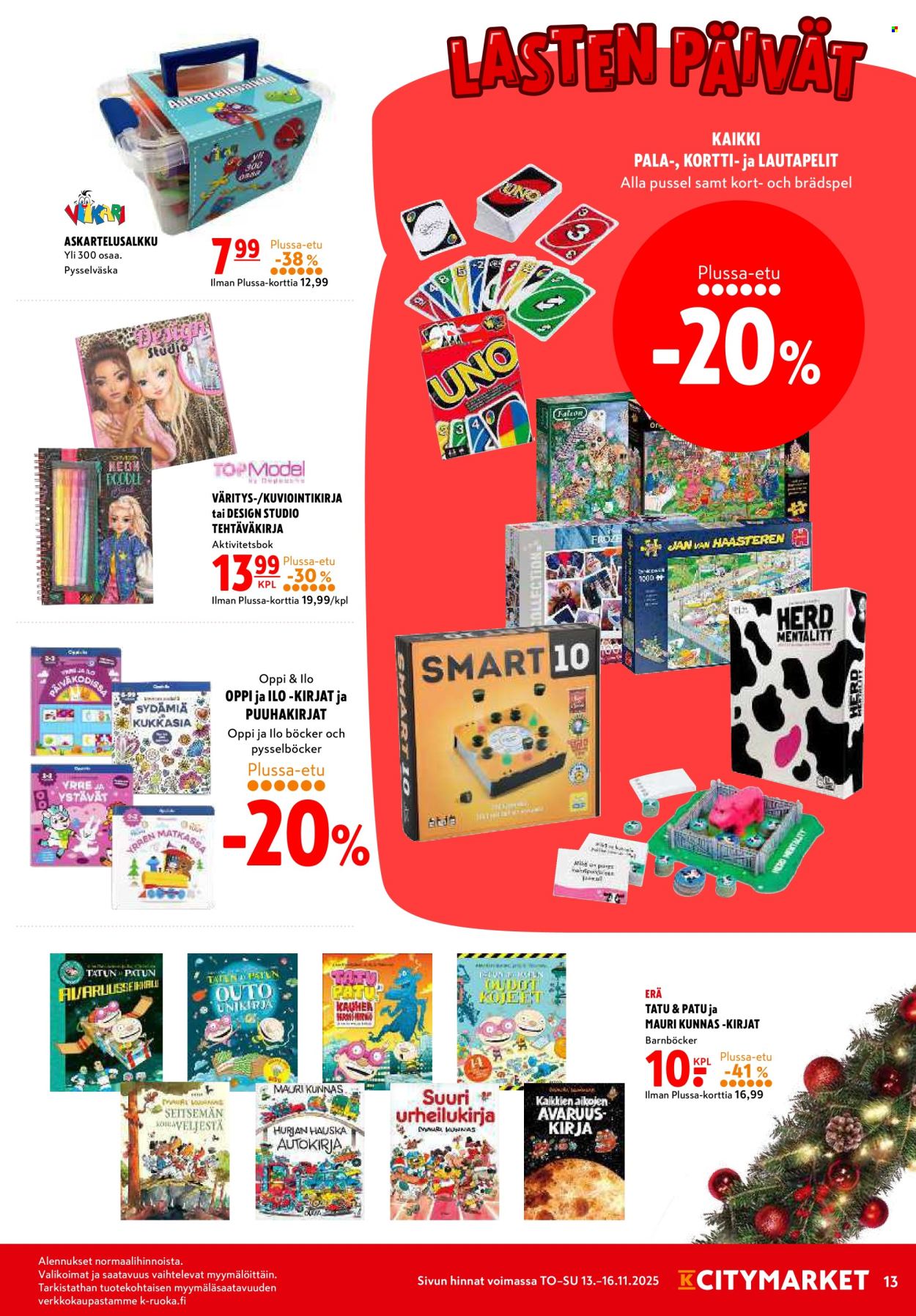 K-citymarket tarjoukset - 13.11.2025 - 16.11.2025. Sivu 13