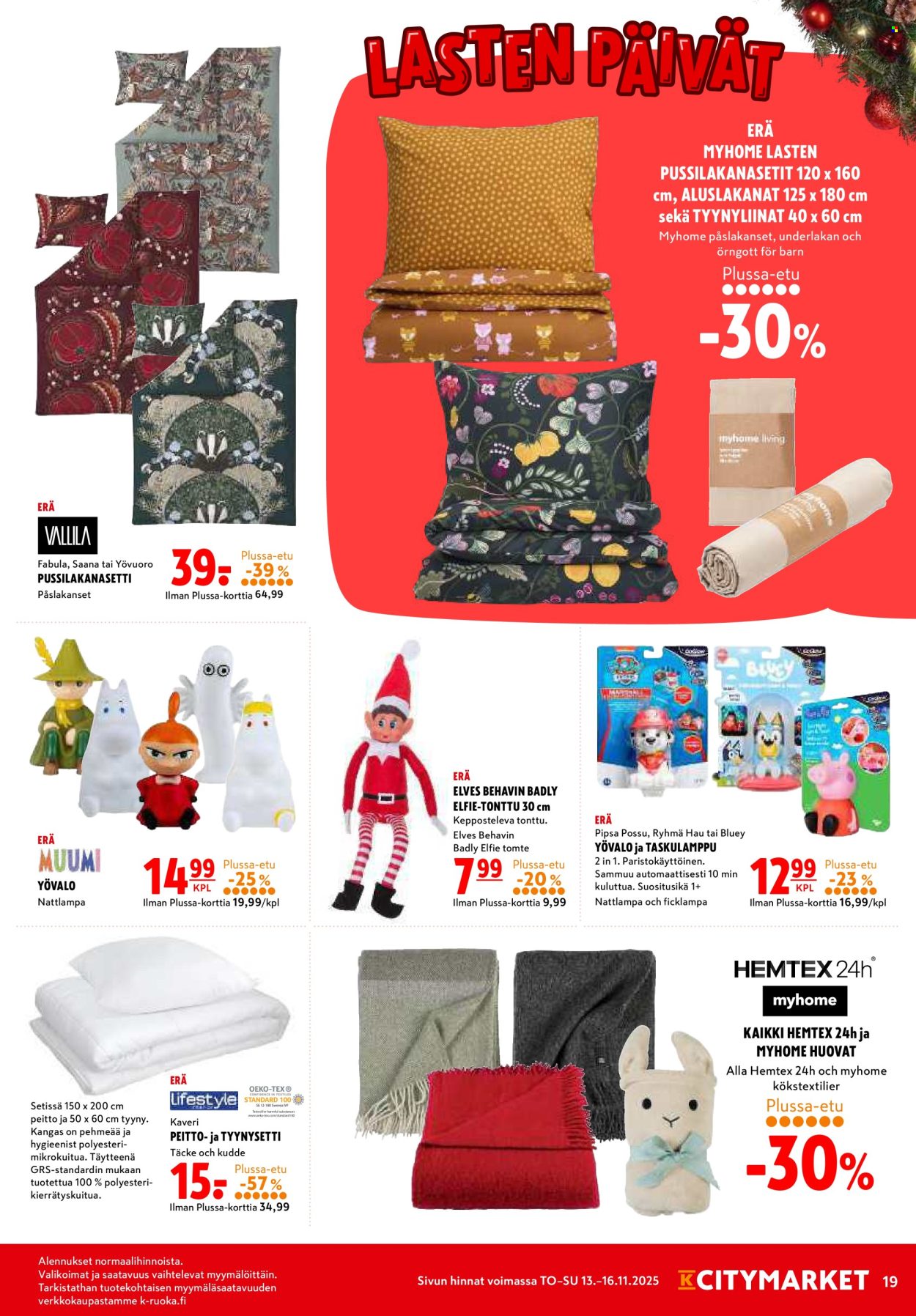 K-citymarket tarjoukset - 13.11.2025 - 16.11.2025. Sivu 19