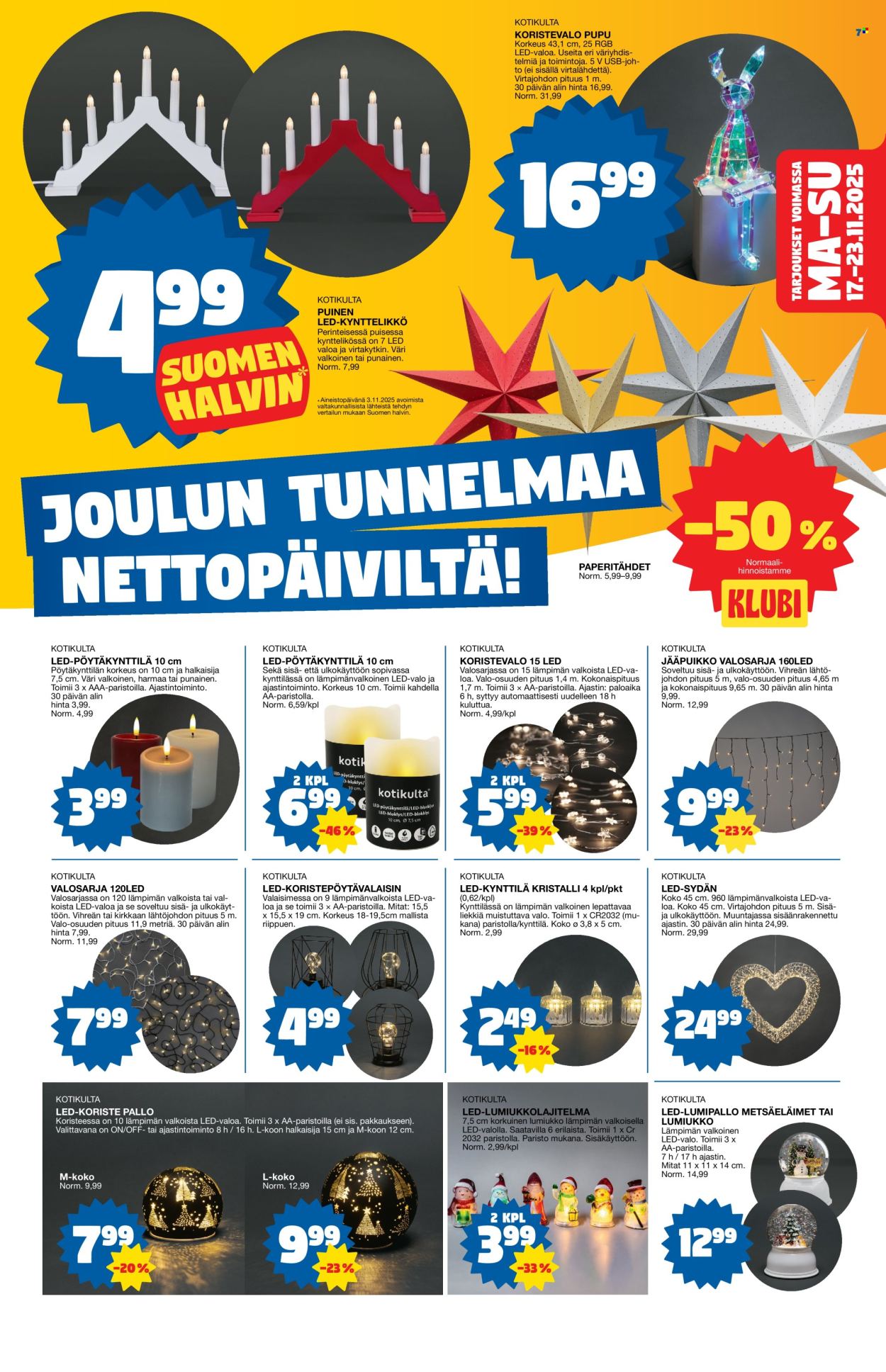 Tokmanni tarjoukset - 17.11.2025 - 23.11.2025. Sivu 7