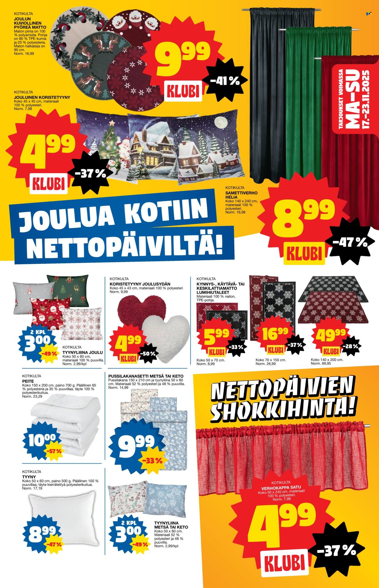 Tokmanni tarjoukset - 17.11.2025 - 23.11.2025. Sivu 9