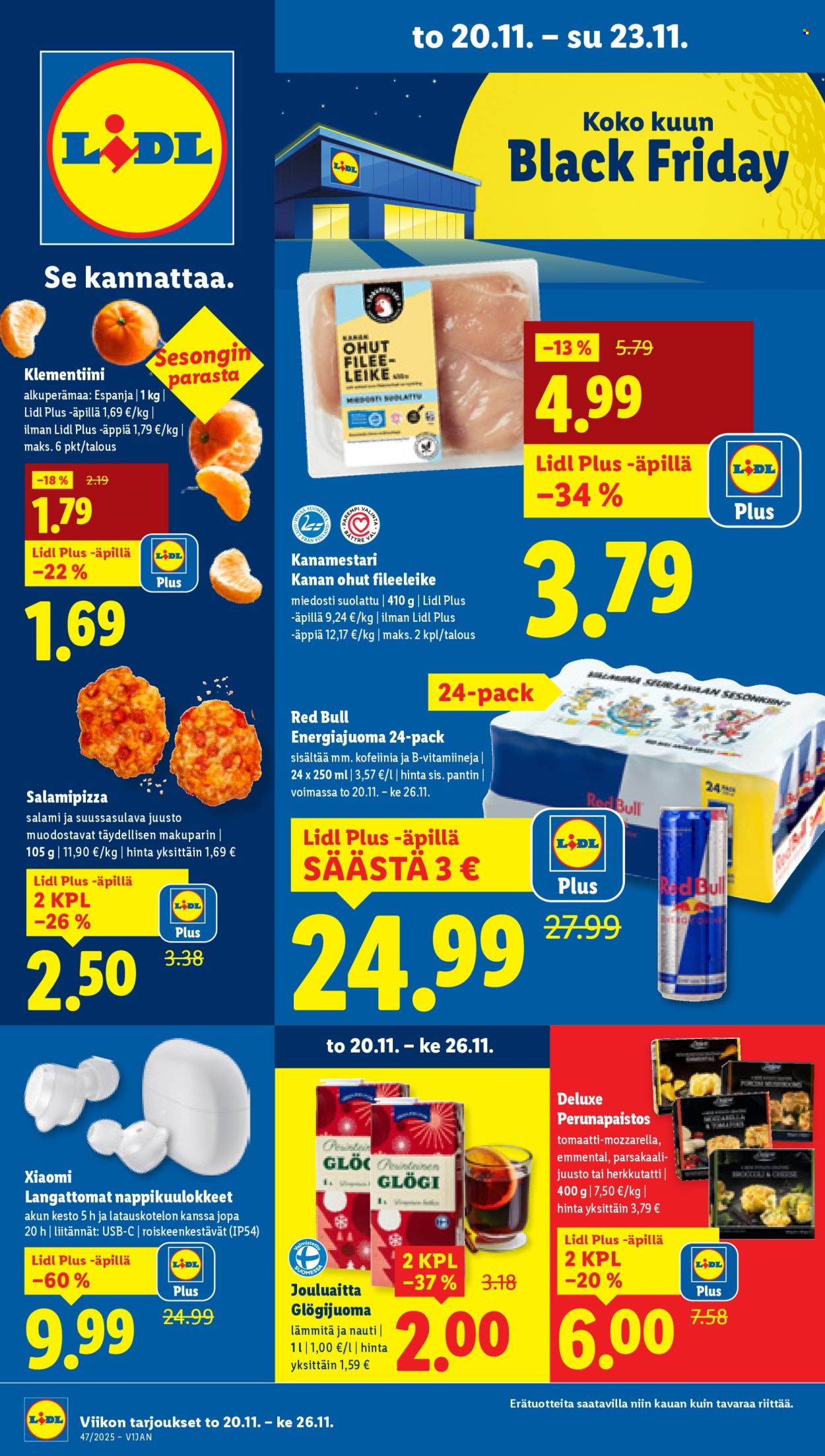 Lidl tarjoukset - 20.11.2025 - 26.11.2025. Sivu 1
