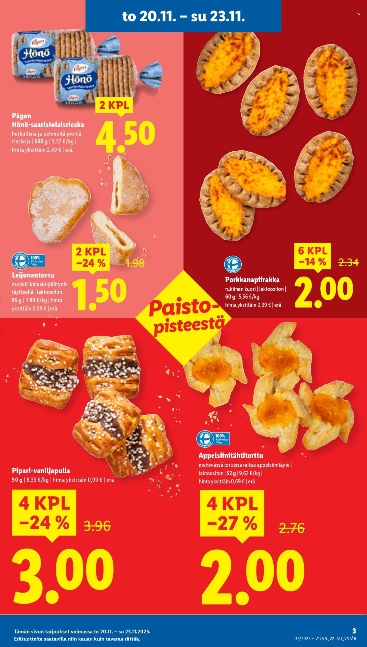 Lidl tarjoukset - 20.11.2025 - 26.11.2025. Sivu 3