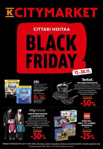 K-citymarket tarjoukset  - 17.11.2025 - 30.11.2025.