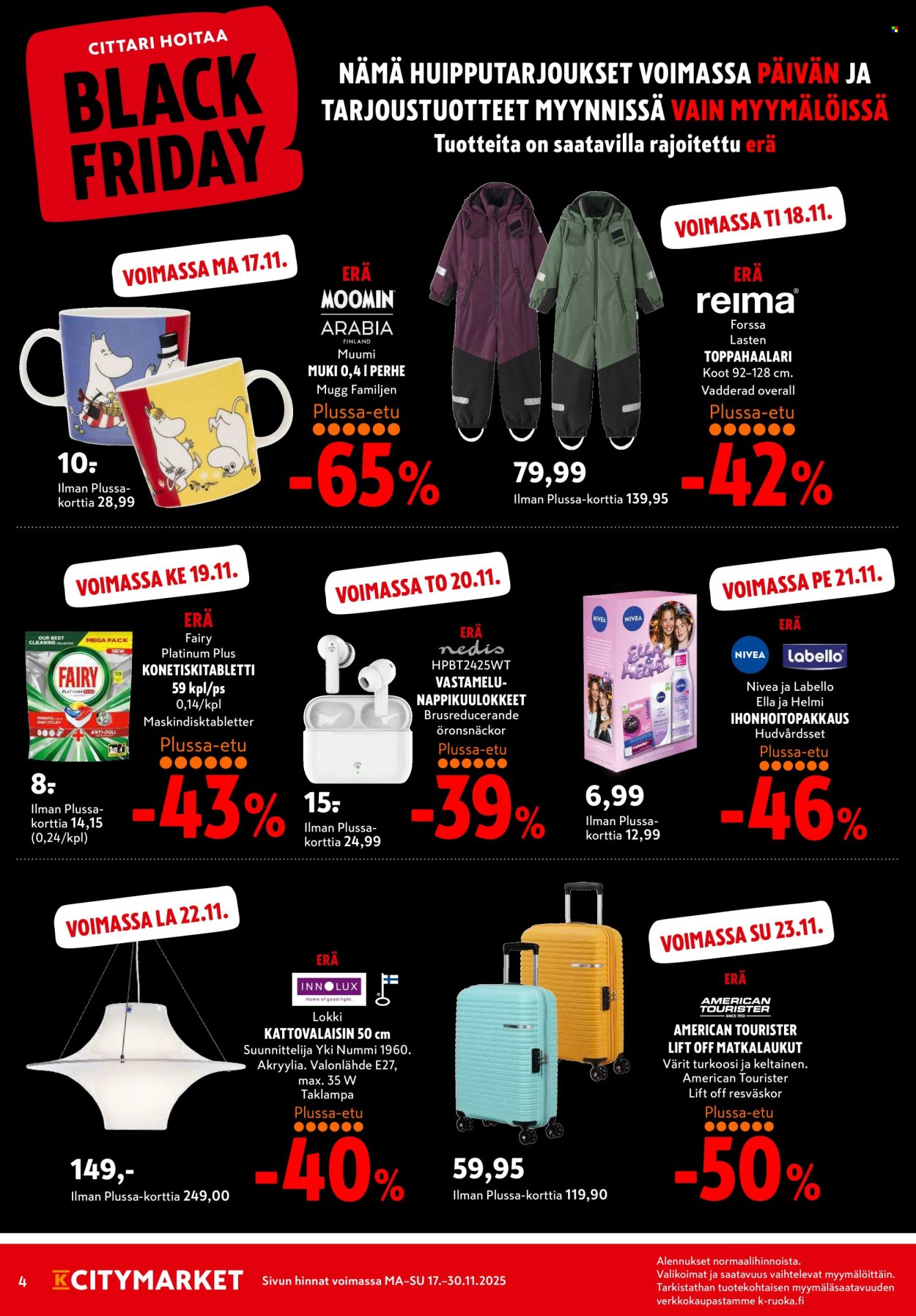 K-citymarket tarjoukset - 17.11.2025 - 30.11.2025. Sivu 4