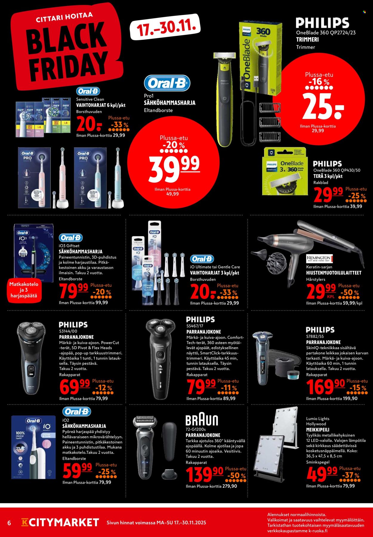 K-citymarket tarjoukset - 17.11.2025 - 30.11.2025. Sivu 6