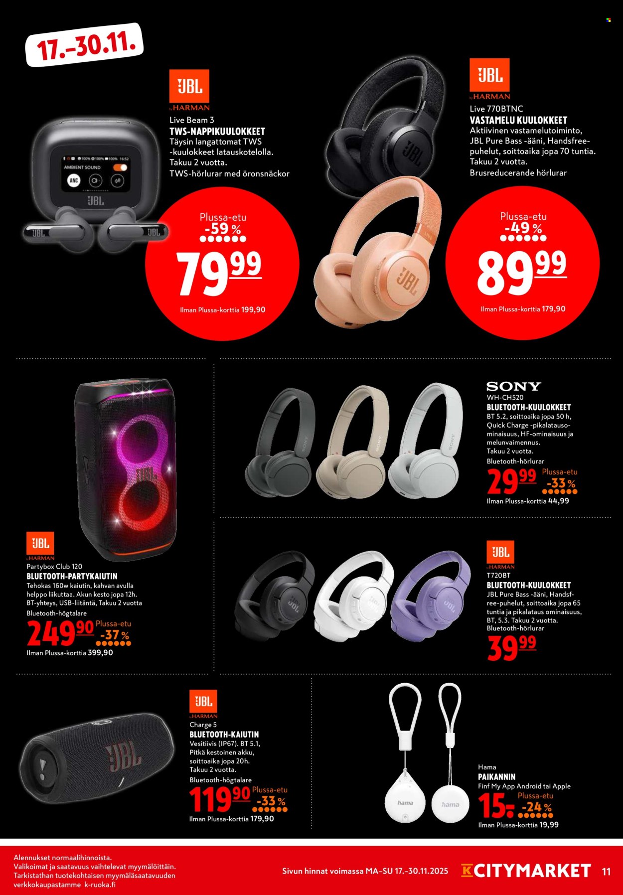 K-citymarket tarjoukset - 17.11.2025 - 30.11.2025. Sivu 11