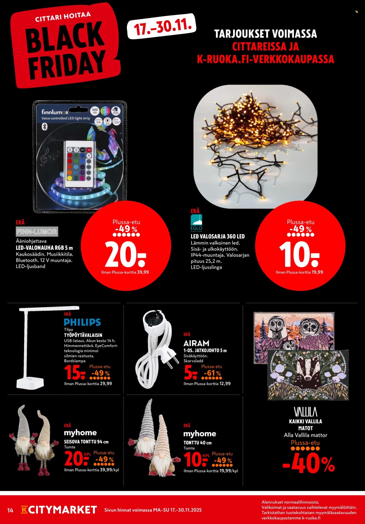 K-citymarket tarjoukset - 17.11.2025 - 30.11.2025. Sivu 14