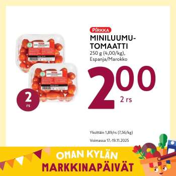 K-market tarjoukset  - 17.11.2025 - 19.11.2025.