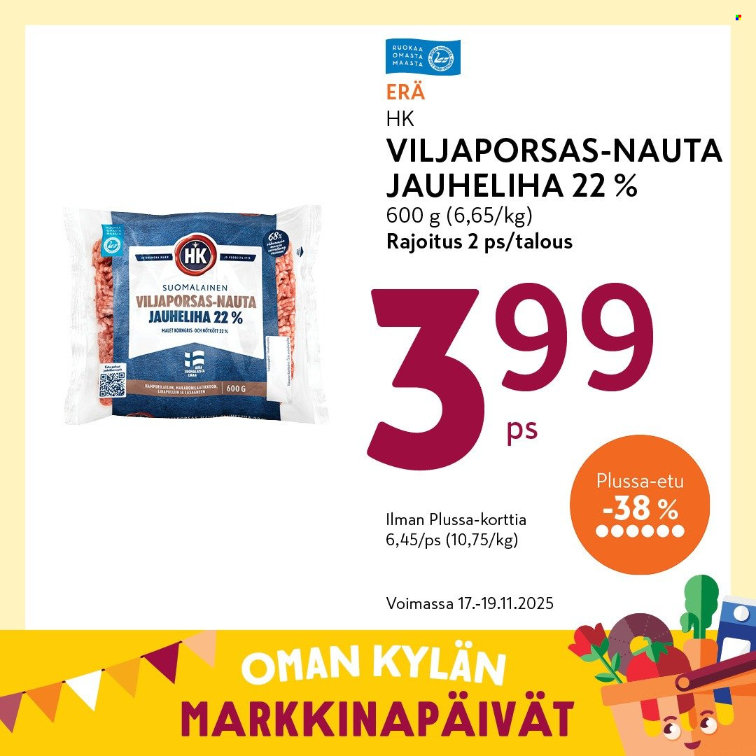 K-market tarjoukset - 17.11.2025 - 19.11.2025. Sivu 2