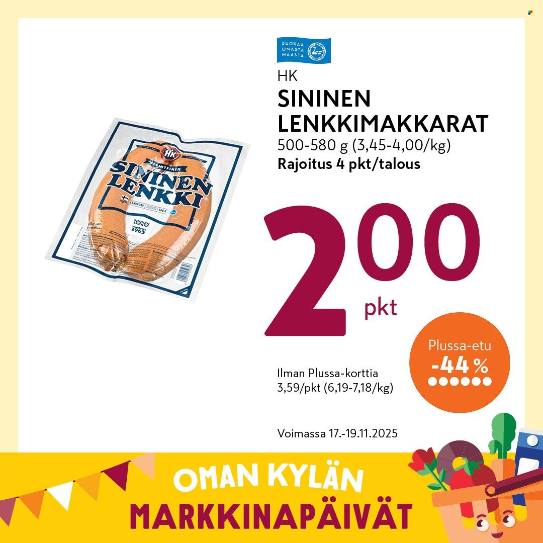 K-market tarjoukset - 17.11.2025 - 19.11.2025. Sivu 3