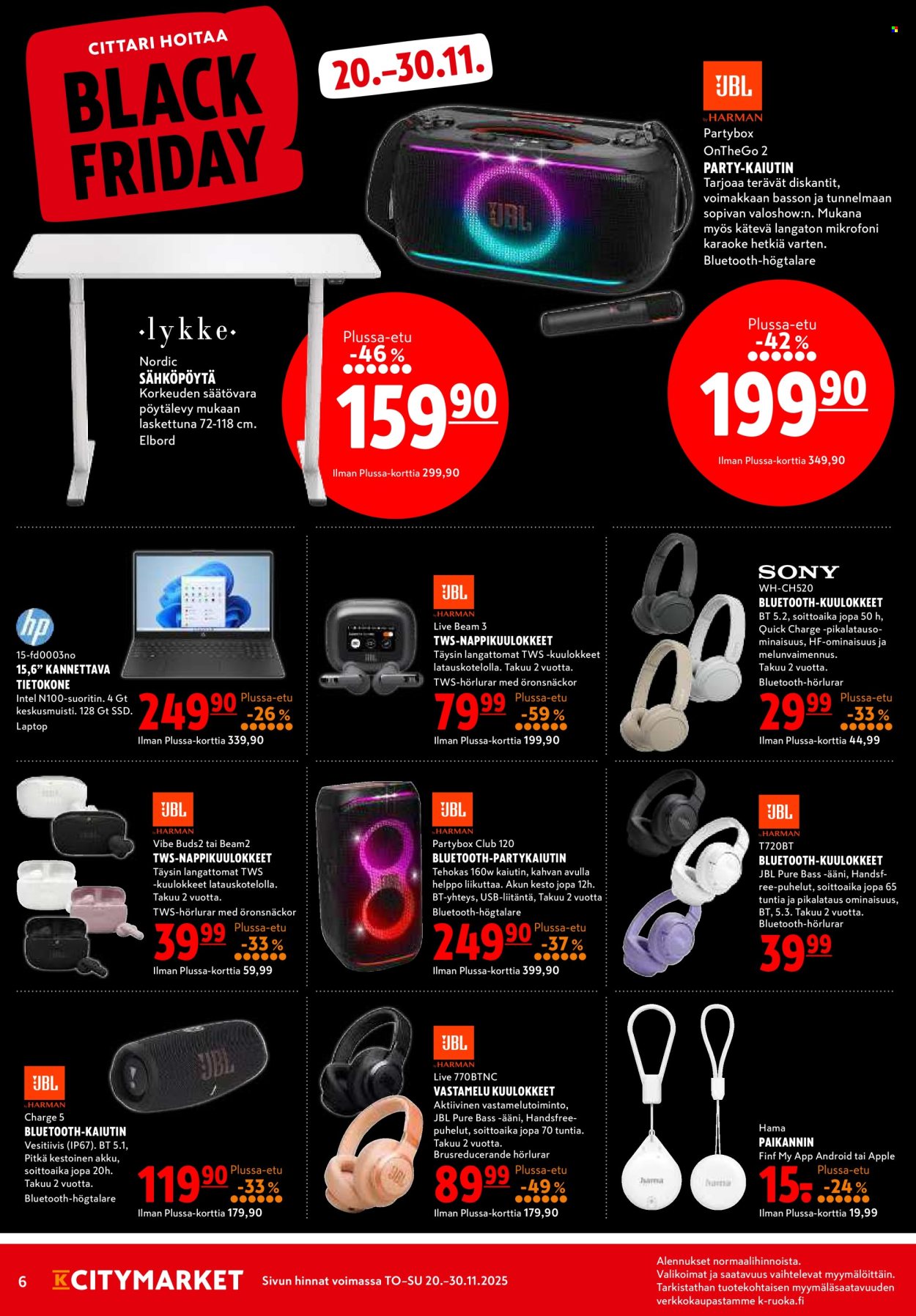 K-citymarket tarjoukset - 20.11.2025 - 30.11.2025. Sivu 6