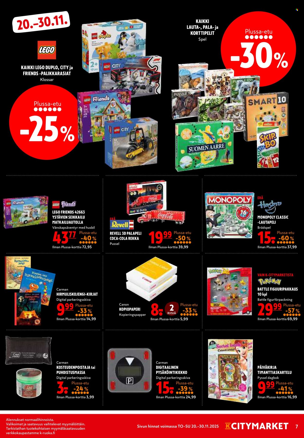 K-citymarket tarjoukset - 20.11.2025 - 30.11.2025. Sivu 7