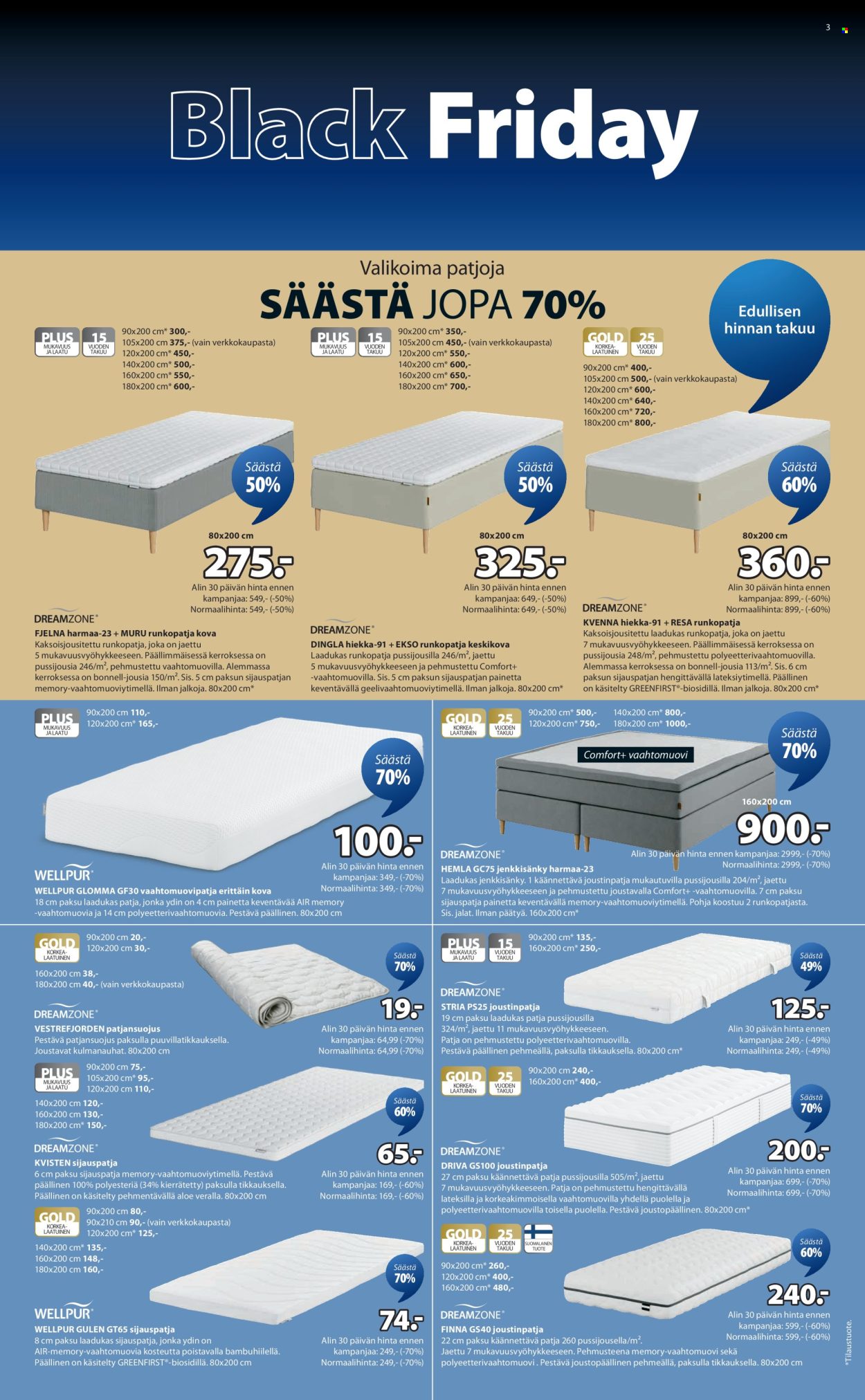 JYSK tarjoukset - 20.11.2025 - 30.11.2025. Sivu 3