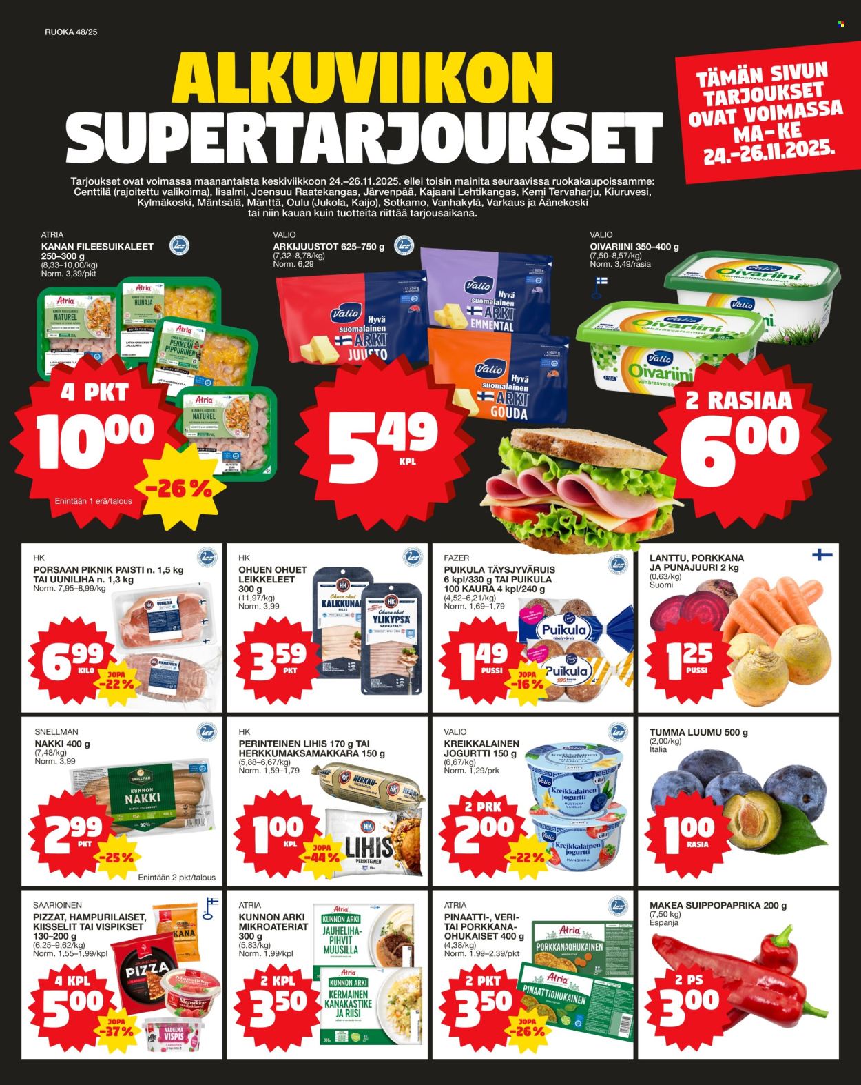 Tokmanni tarjoukset - 24.11.2025 - 26.11.2025. Sivu 1