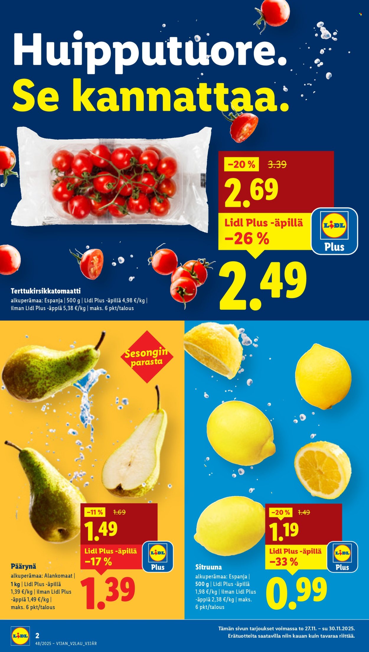 Lidl tarjoukset - 27.11.2025 - 03.12.2025. Sivu 2