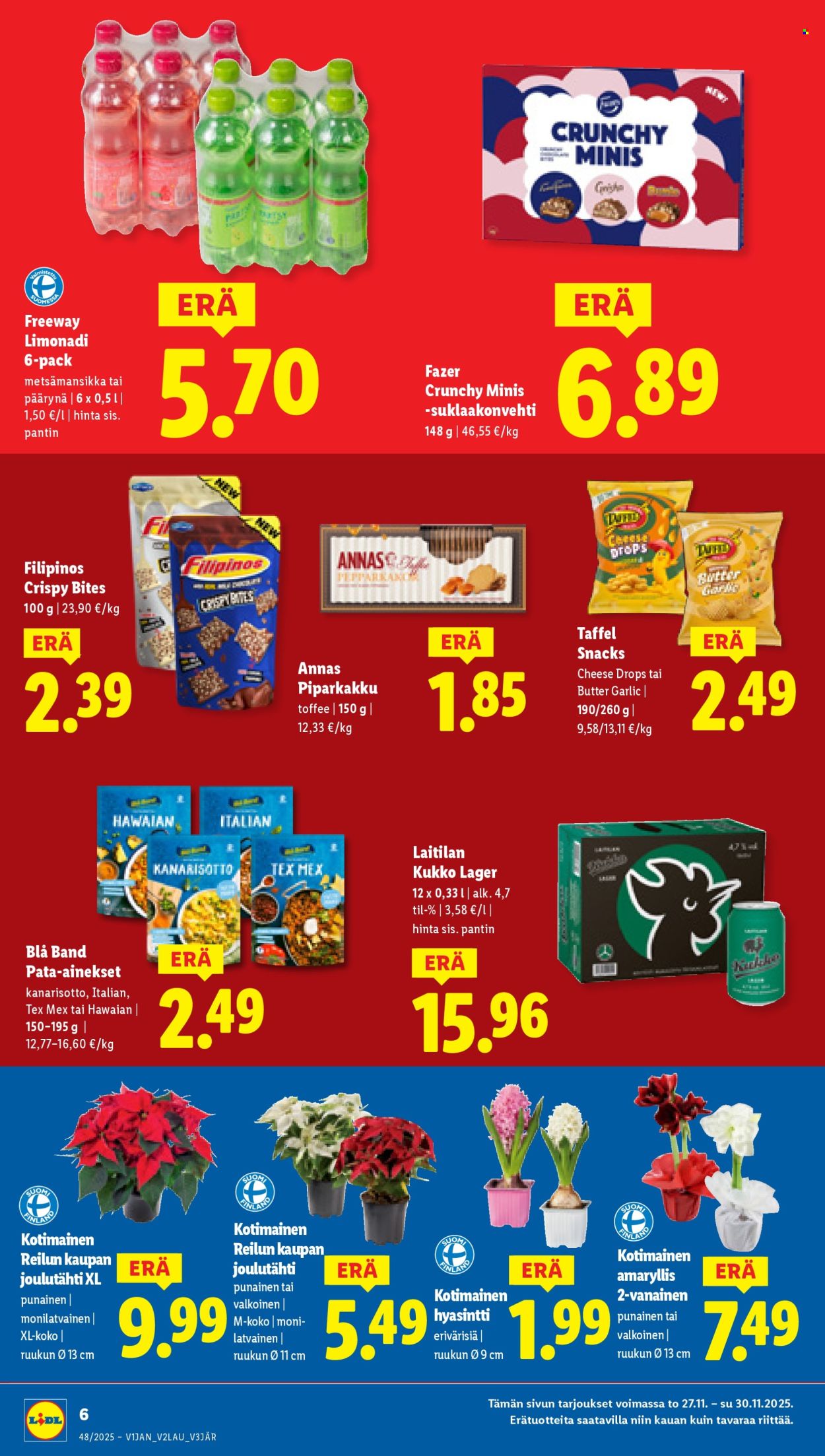 Lidl tarjoukset - 27.11.2025 - 03.12.2025. Sivu 6