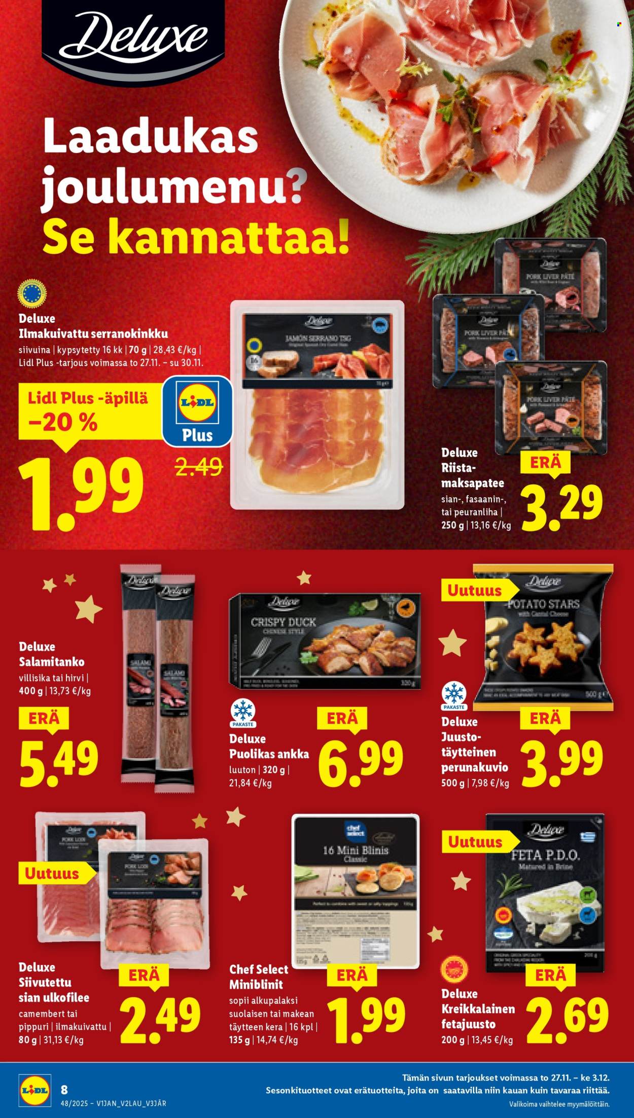 Lidl tarjoukset - 27.11.2025 - 03.12.2025. Sivu 8