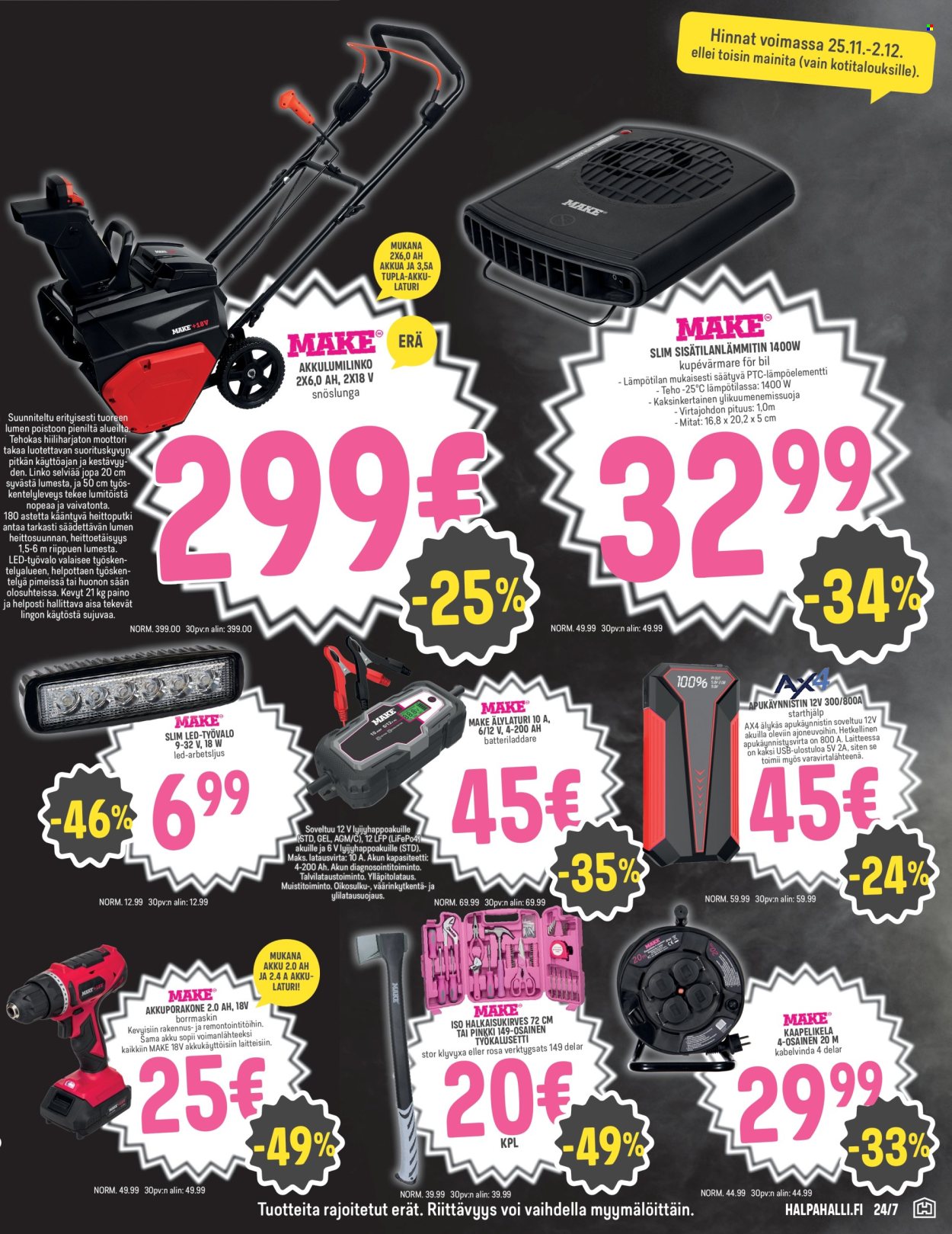 HalpaHalli tarjoukset - 25.11.2025 - 02.12.2025. Sivu 9