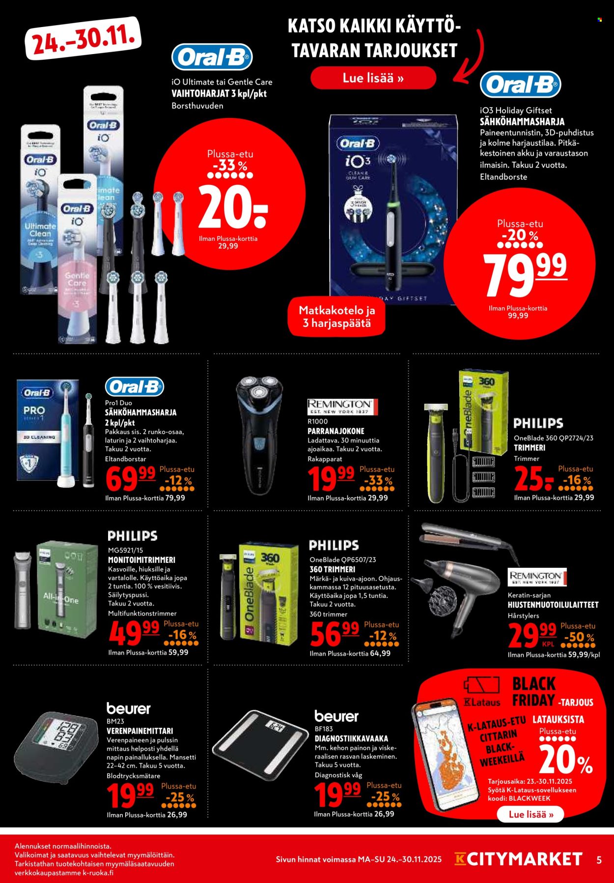 K-citymarket tarjoukset - 24.11.2025 - 30.11.2025. Sivu 5