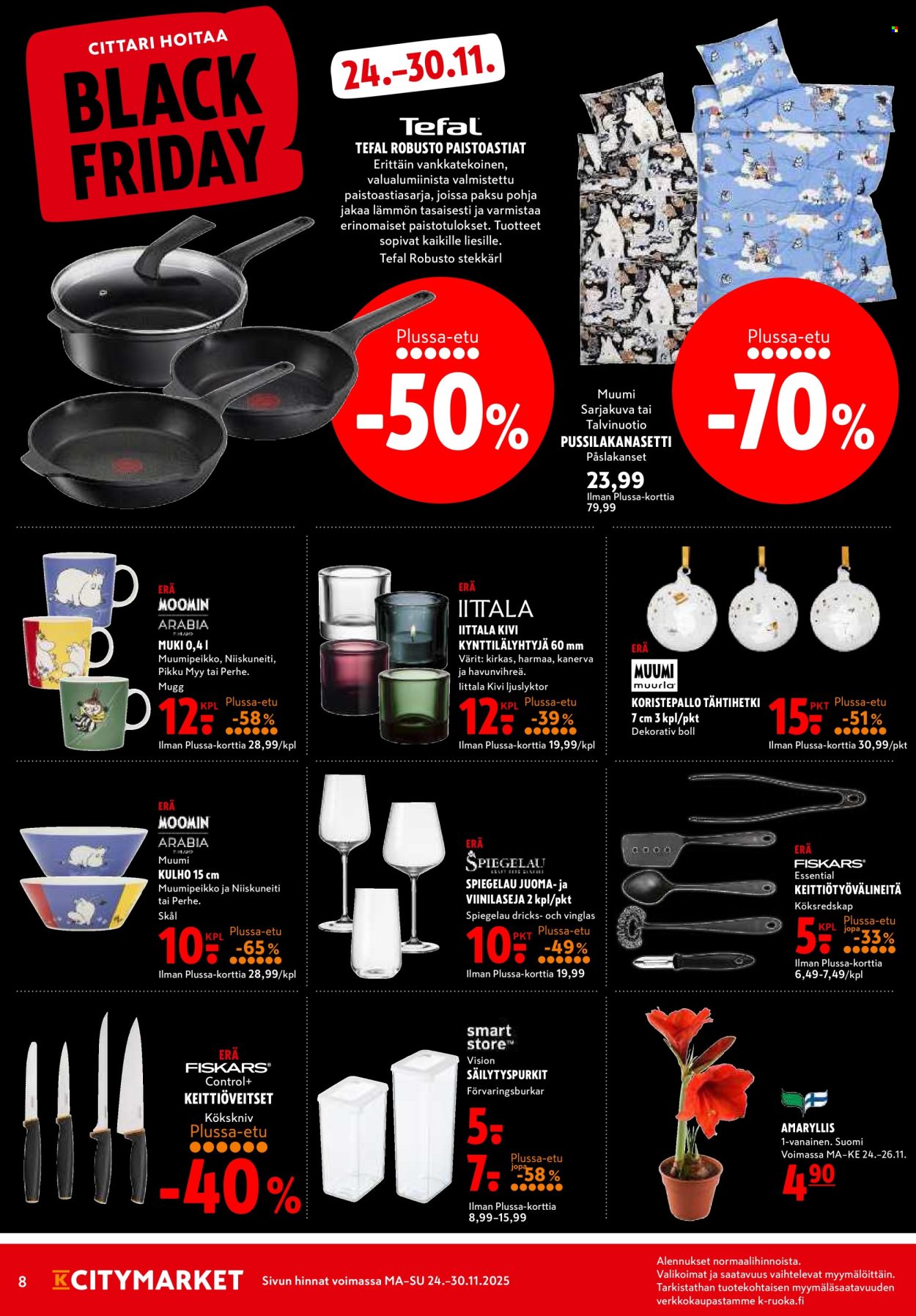 K-citymarket tarjoukset - 24.11.2025 - 30.11.2025. Sivu 8