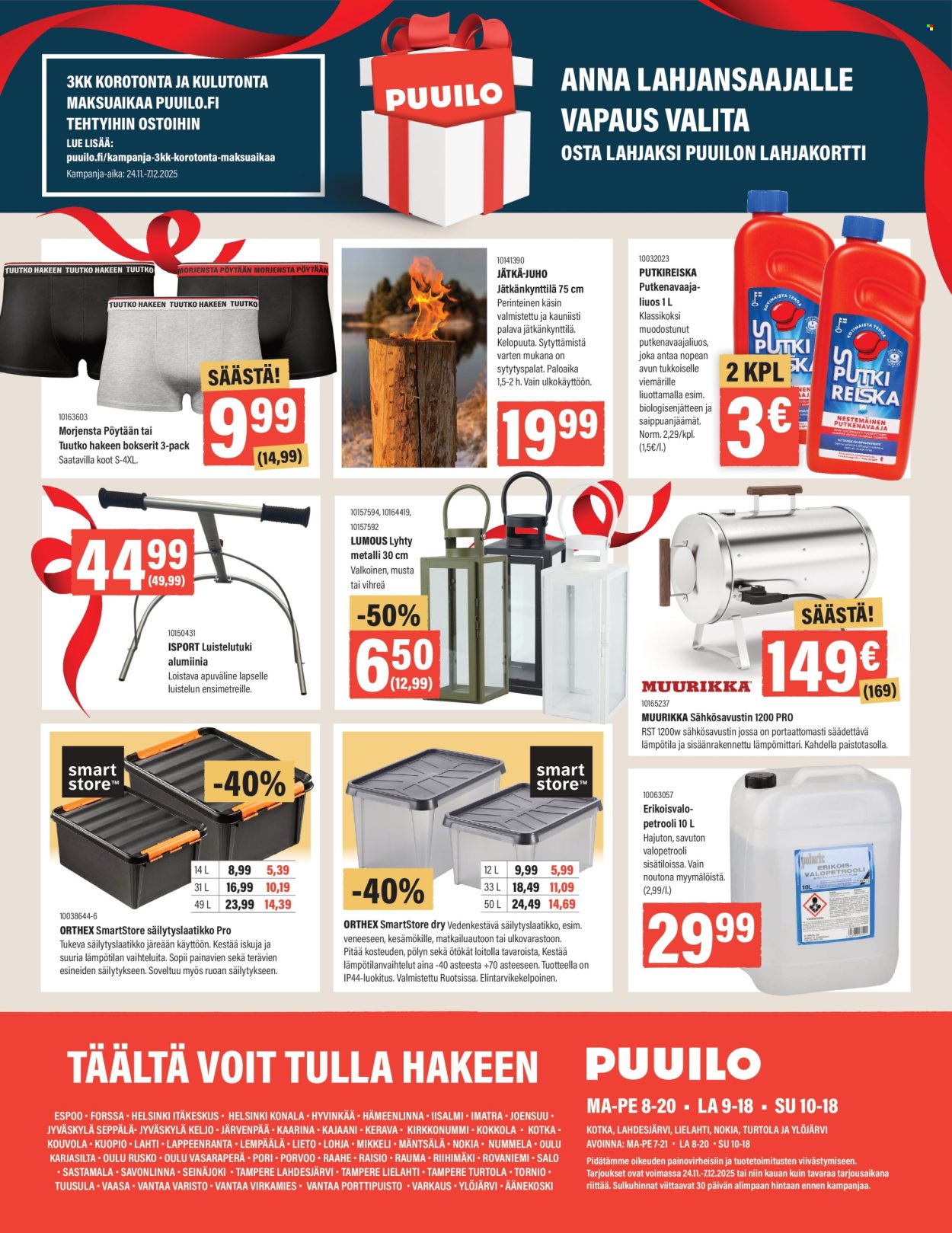 Puuilo tarjoukset - 24.11.2025 - 07.12.2025. Sivu 16