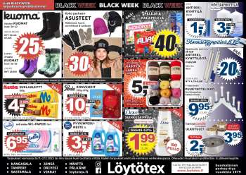 Löytötex tarjoukset  - 26.11.2025 - 02.12.2025.