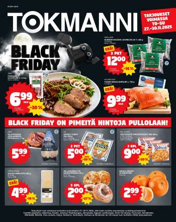 Tokmanni tarjoukset  - 27.11.2025 - 30.11.2025.