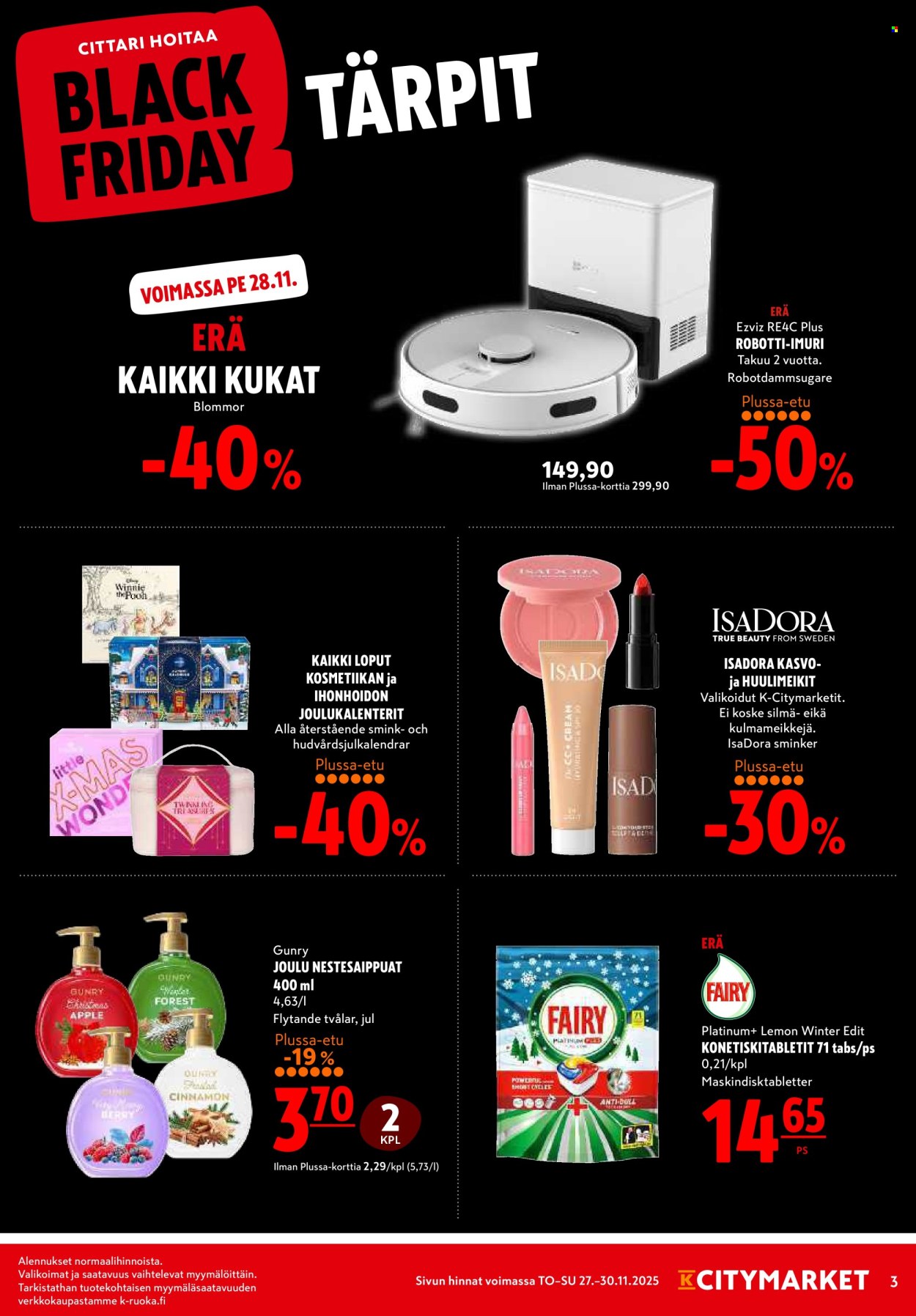 K-citymarket tarjoukset - 27.11.2025 - 30.11.2025. Sivu 3
