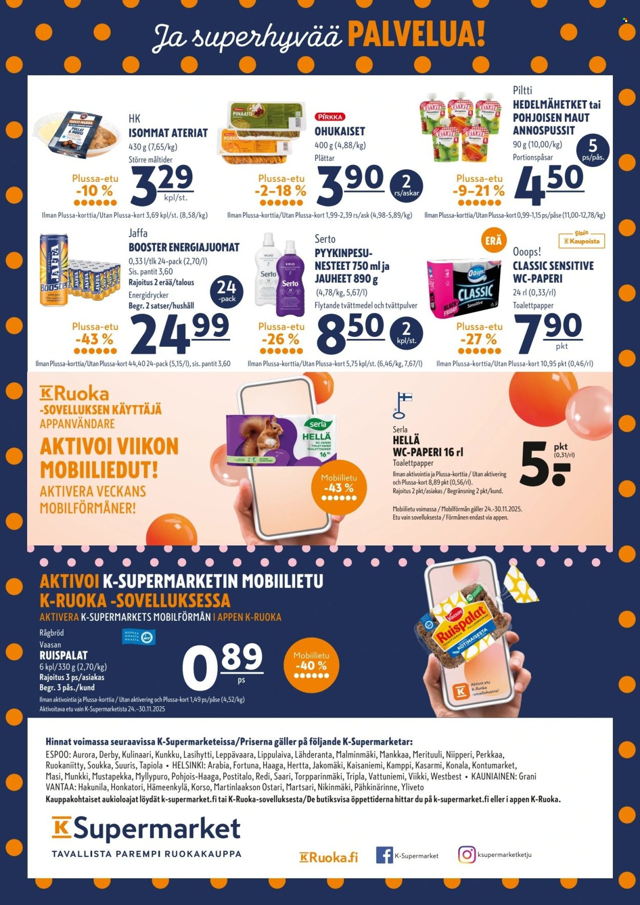 K-Supermarket tarjoukset - 27.11.2025 - 30.11.2025. Sivu 4
