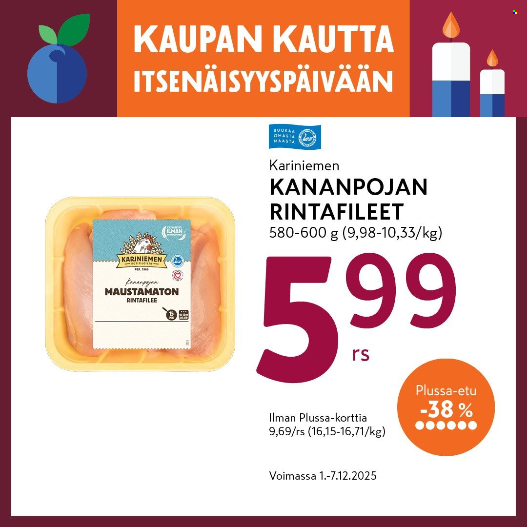 K-market tarjoukset - 01.12.2025 - 07.12.2025. Sivu 2