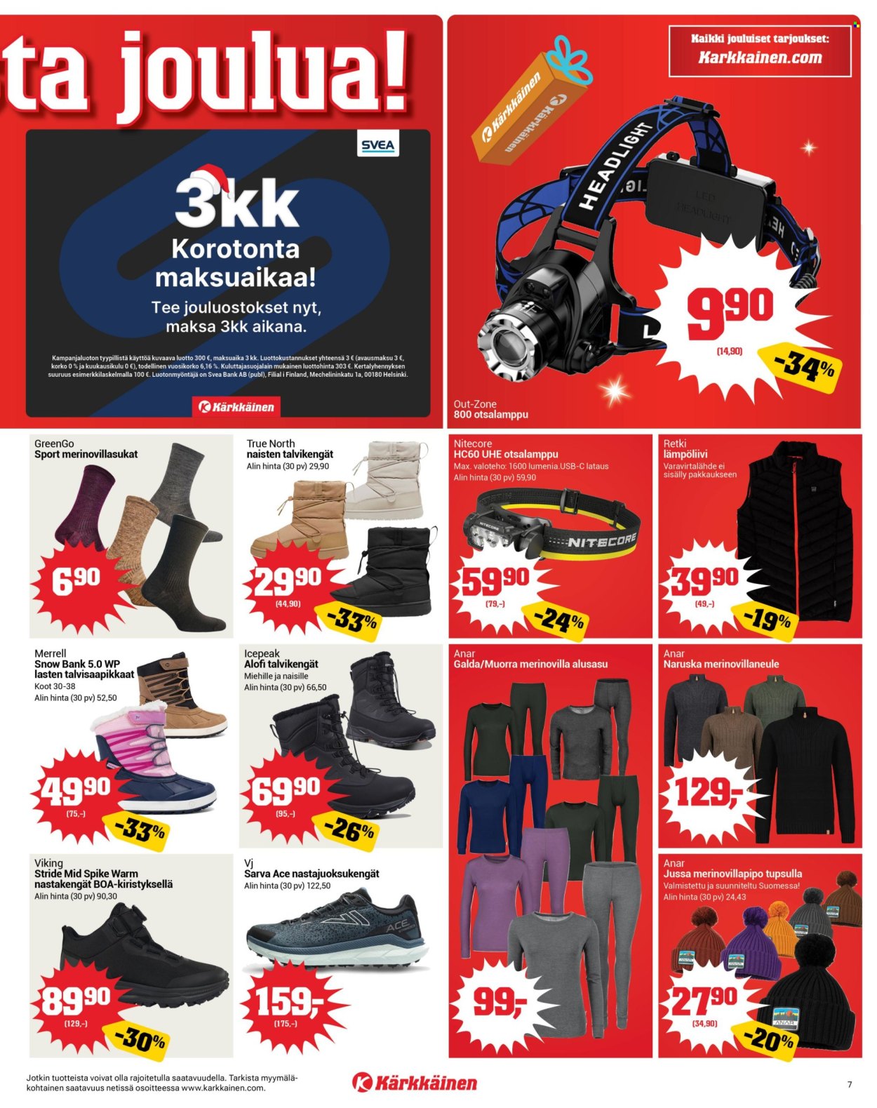 Kärkkäinen tarjoukset - 03.12.2025 - 16.12.2025. Sivu 7