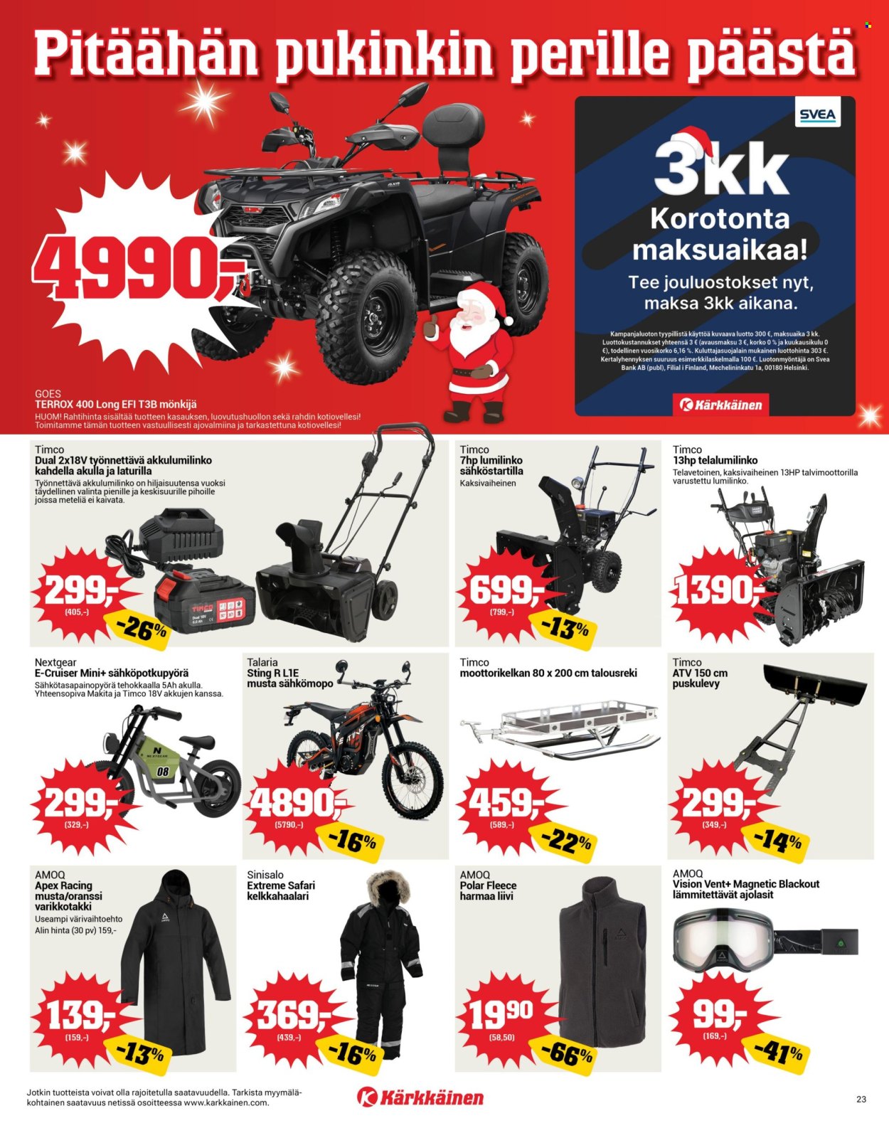 Kärkkäinen tarjoukset - 03.12.2025 - 16.12.2025. Sivu 23