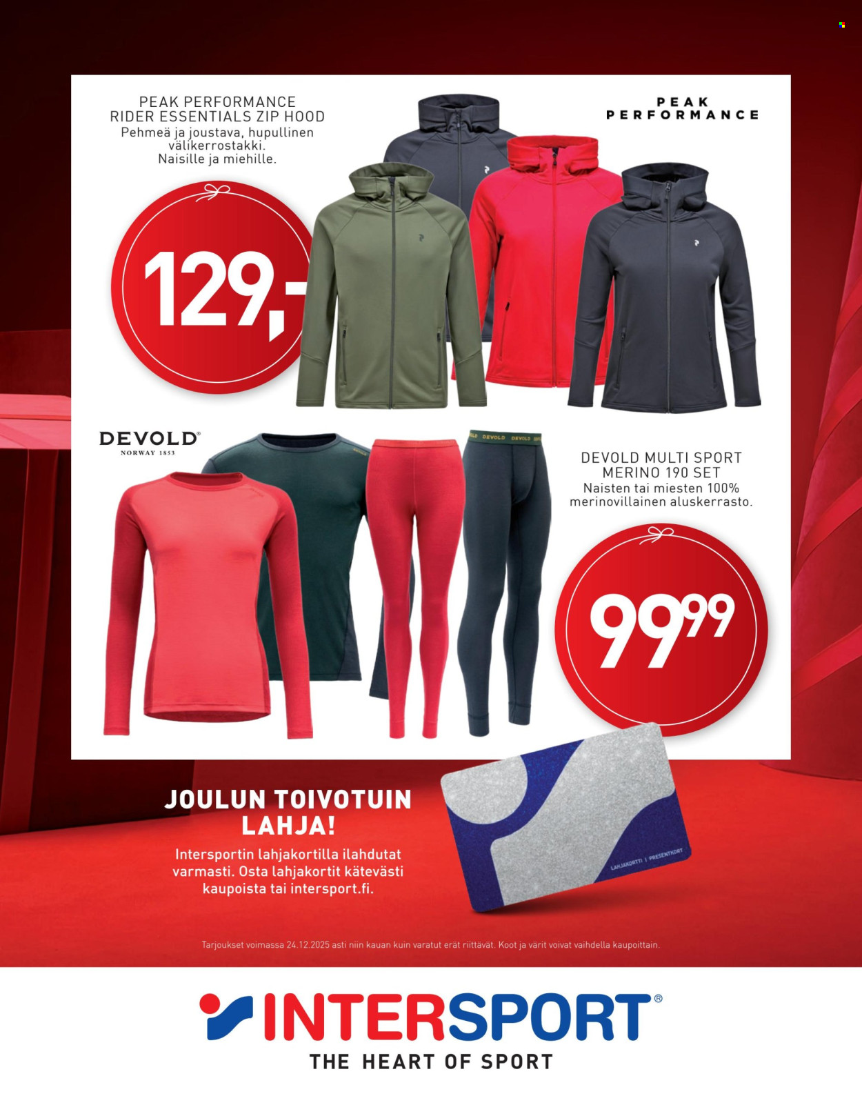 Intersport tarjoukset - 03.12.2025 - 24.12.2025. Sivu 16