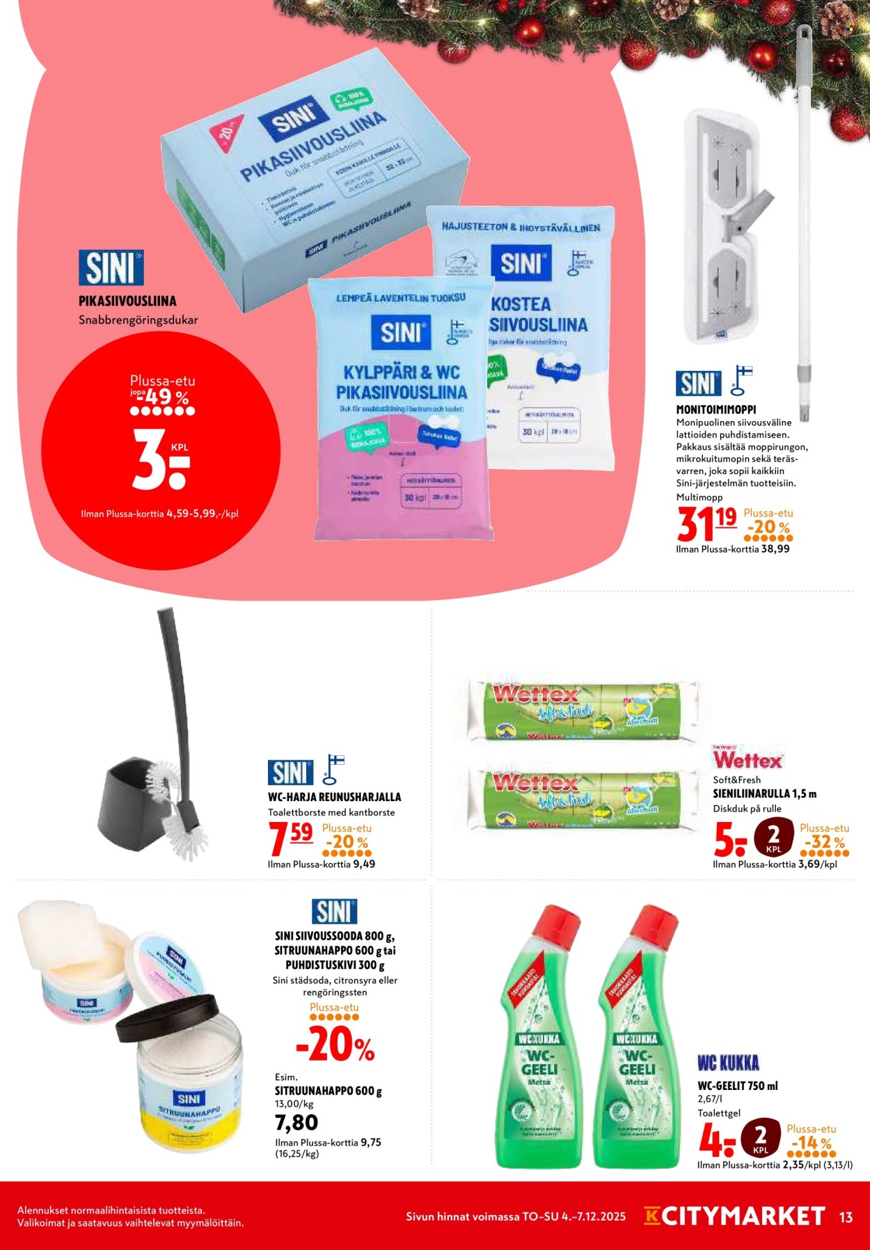 K-citymarket tarjoukset - 04.12.2025 - 07.12.2025. Sivu 13