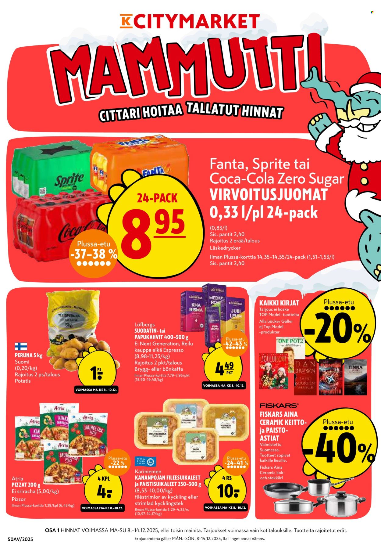 K-citymarket tarjoukset - 08.12.2025 - 14.12.2025. Sivu 1