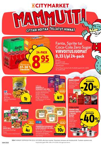 K-citymarket tarjoukset  - 08.12.2025 - 14.12.2025.