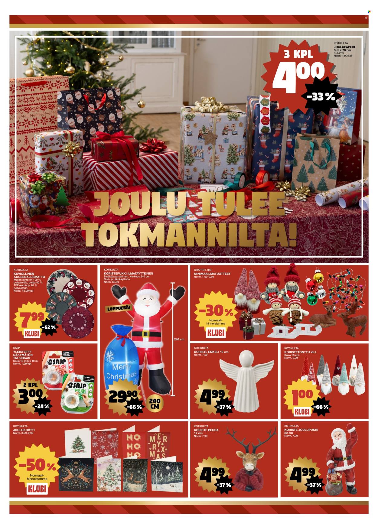Tokmanni tarjoukset - 08.12.2025 - 14.12.2025. Sivu 9