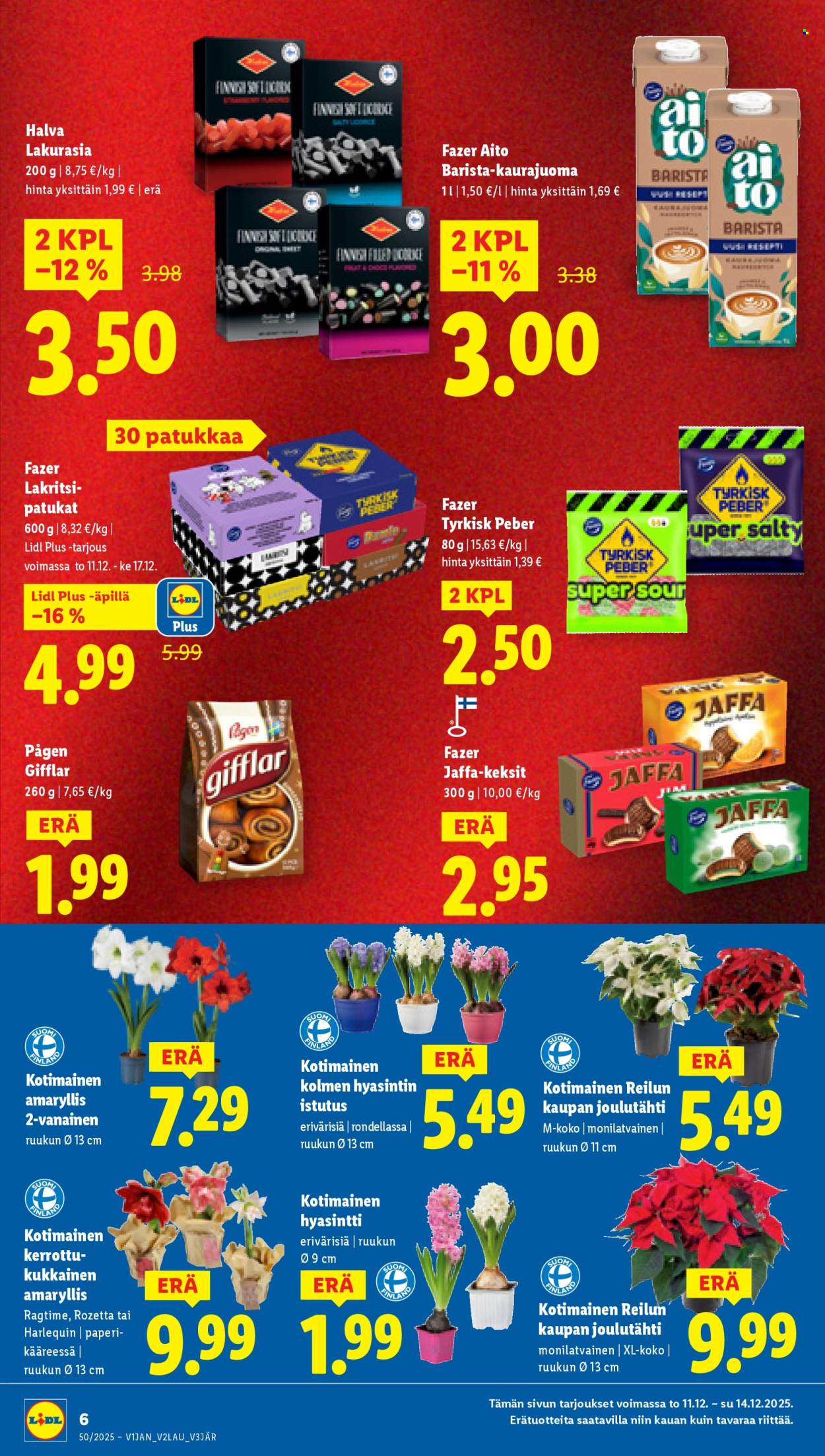 Lidl tarjoukset - 11.12.2025 - 17.12.2025. Sivu 6