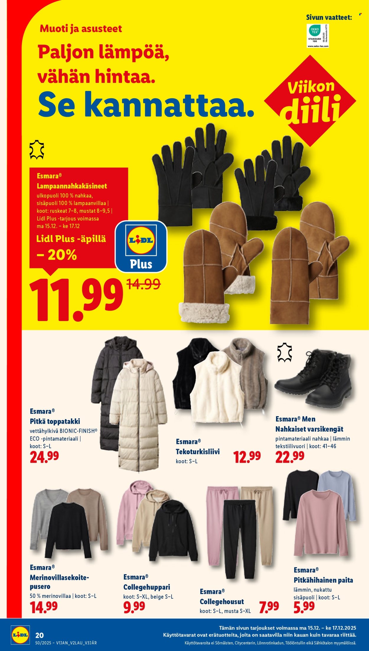 Lidl tarjoukset - 11.12.2025 - 17.12.2025. Sivu 22
