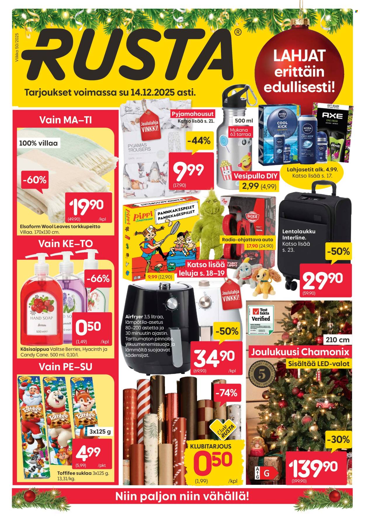 Rusta tarjoukset - 08.12.2025 - 14.12.2025. Sivu 1