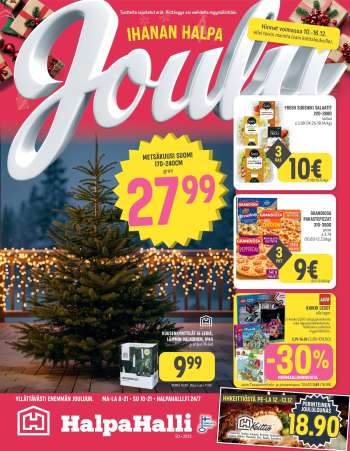 HalpaHalli tarjoukset  - 10.12.2025 - 16.12.2025.