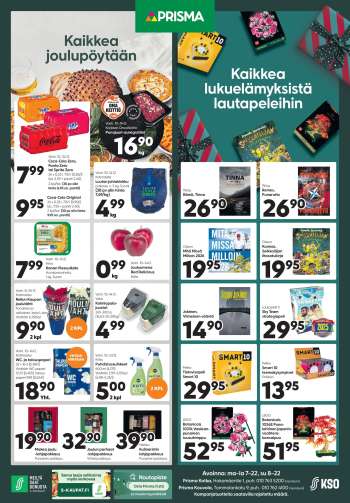 Prisma tarjoukset  - 10.12.2025 - 14.12.2025.