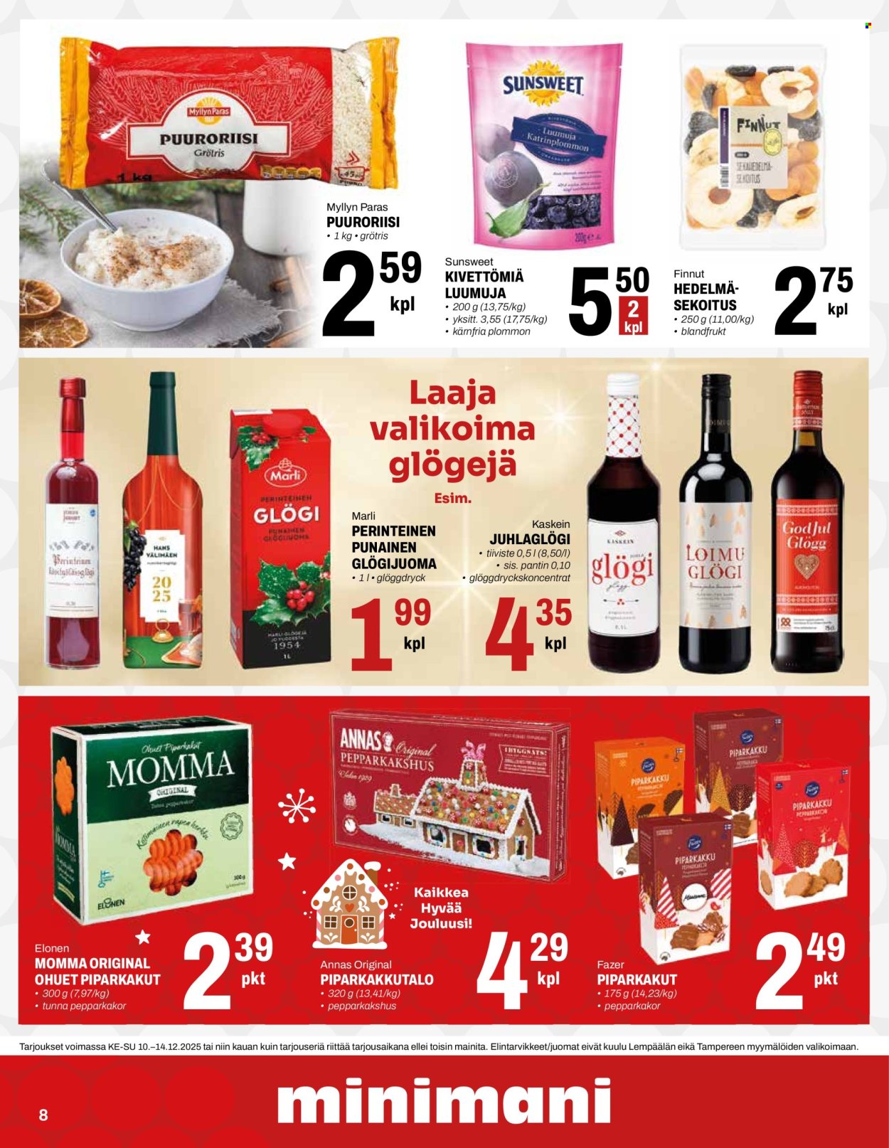 Minimani tarjoukset - 10.12.2025 - 14.12.2025. Sivu 8