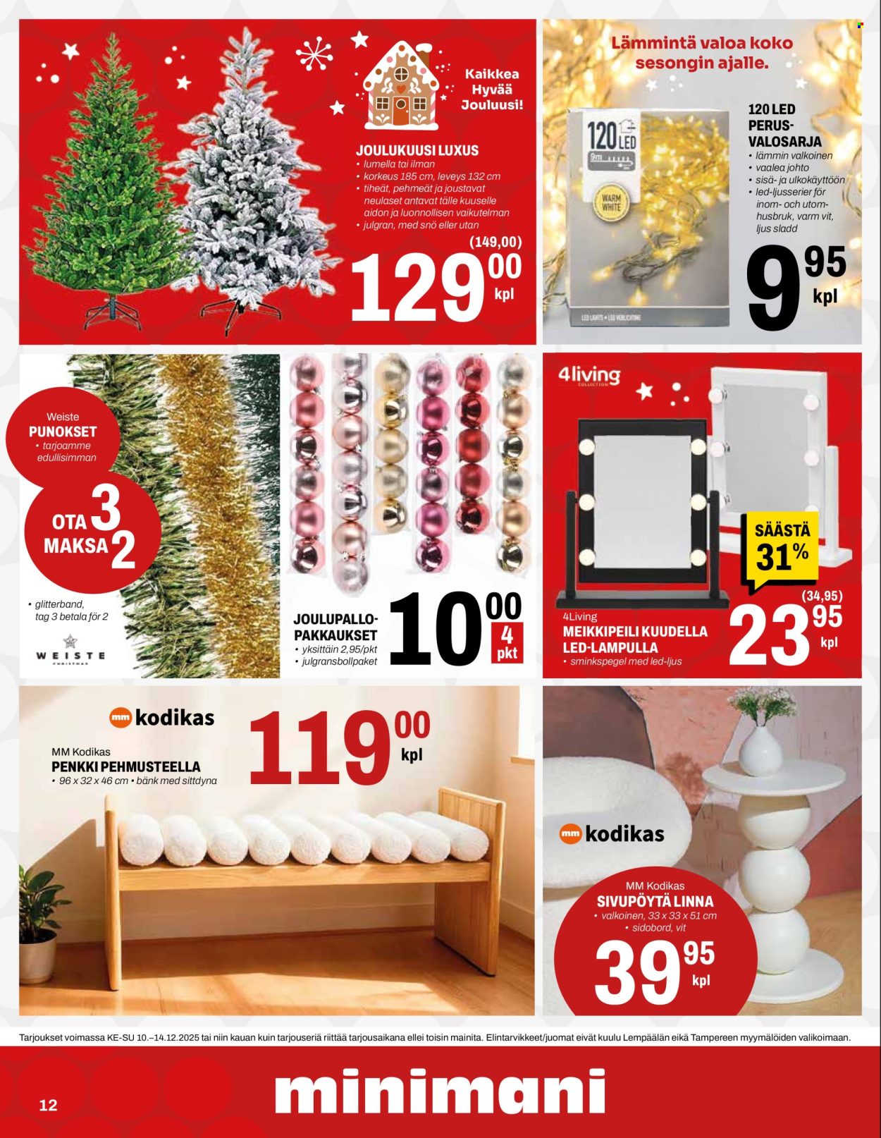 Minimani tarjoukset - 10.12.2025 - 14.12.2025. Sivu 12