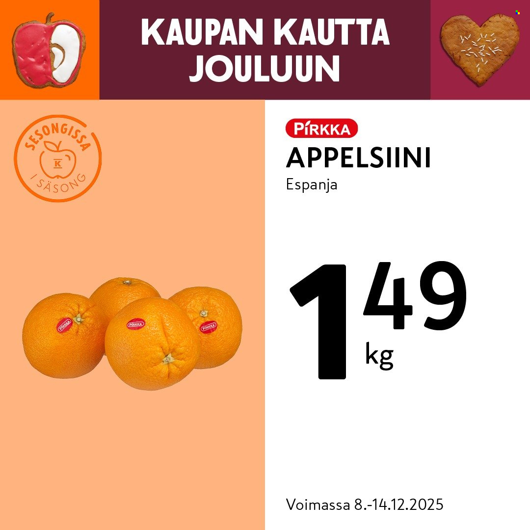K-market tarjoukset - 08.12.2025 - 14.12.2025. Sivu 1