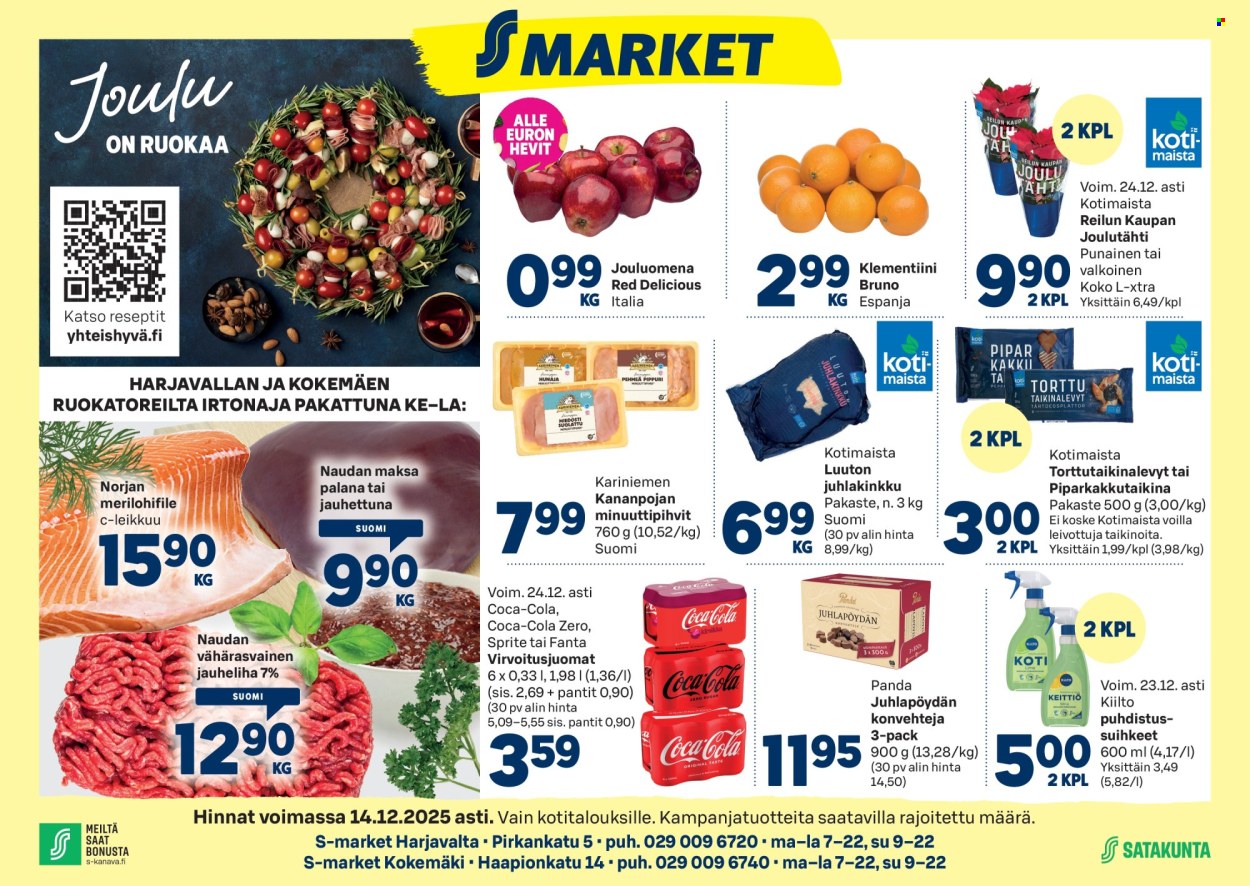 S-market tarjoukset - 10.12.2025 - 14.12.2025. Sivu 1