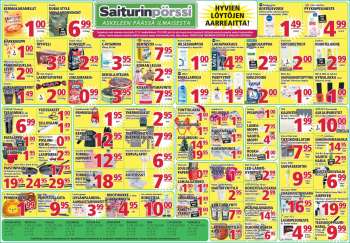 Saiturinpörssi tarjoukset  - 11.12.2025 - 17.12.2025.