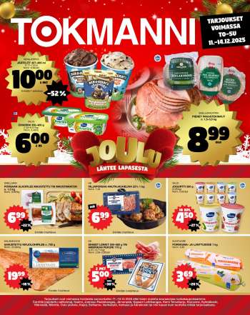 Tokmanni tarjoukset  - 11.12.2025 - 14.12.2025.