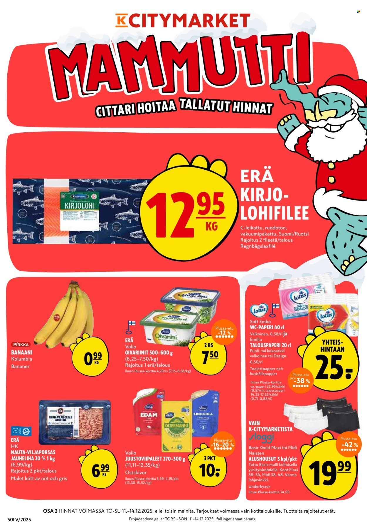 K-citymarket tarjoukset - 11.12.2025 - 14.12.2025. Sivu 1